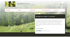 Desktop Screenshot of commons.at